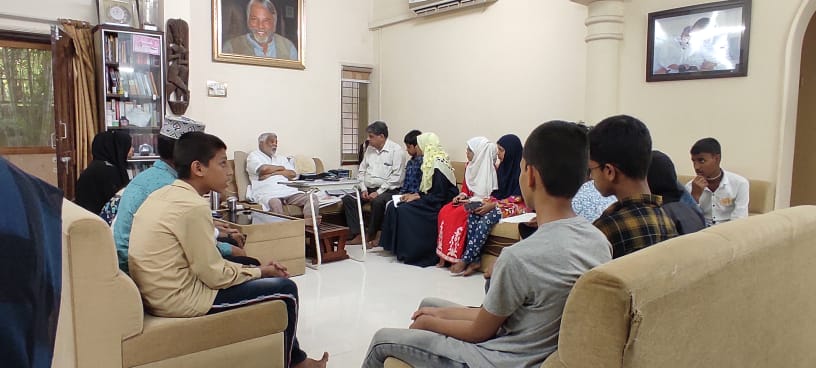 Student Activists giving Representations to Mr. K. Keshava Rao MP