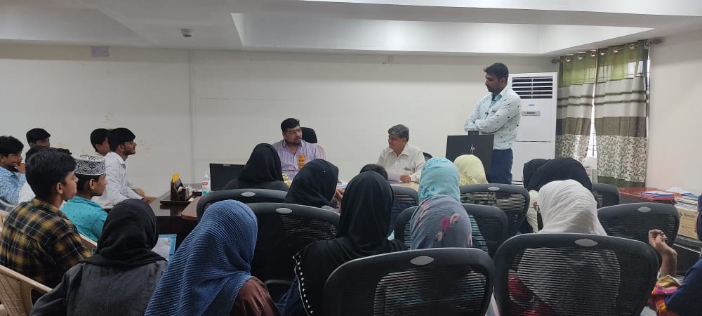 Student Activists giving representation to Mr. Ashok Samrat, Zonal Commissioner GHMC