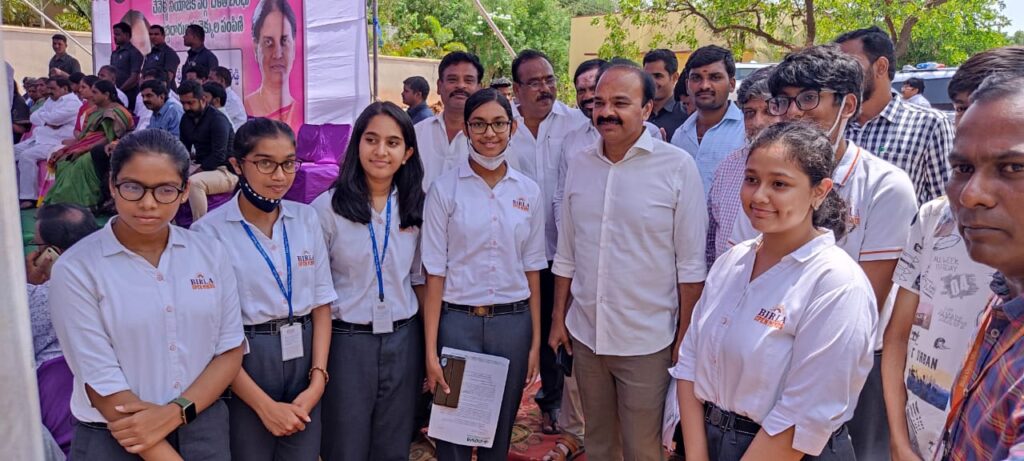 Student Activists with Dr. Ranjith Reddy Member Parliament, Chevella 